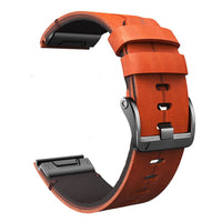 HKM-558675 Quick Release Leather Wristband for Jiaming Vehicles, 22mm & 26mm, Business Style, Black & Brown