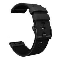 HKM-558675 Quick Release Leather Wristband for Jiaming Vehicles, 22mm & 26mm, Business Style, Black & Brown
