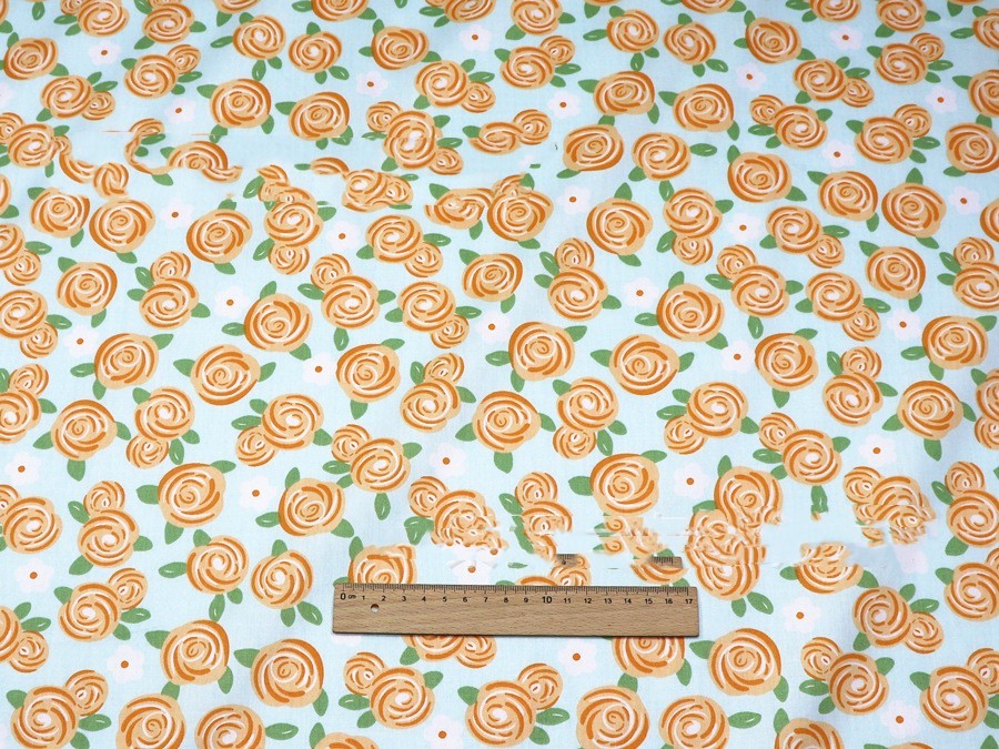 HKM-558995 Floral Cotton Twill Fabric - 100% Cotton, Animal Print, 160cm Wide, Multiple Colors
