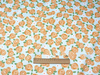 HKM-558995 Floral Cotton Twill Fabric - 100% Cotton, Animal Print, 160cm Wide, Multiple Colors