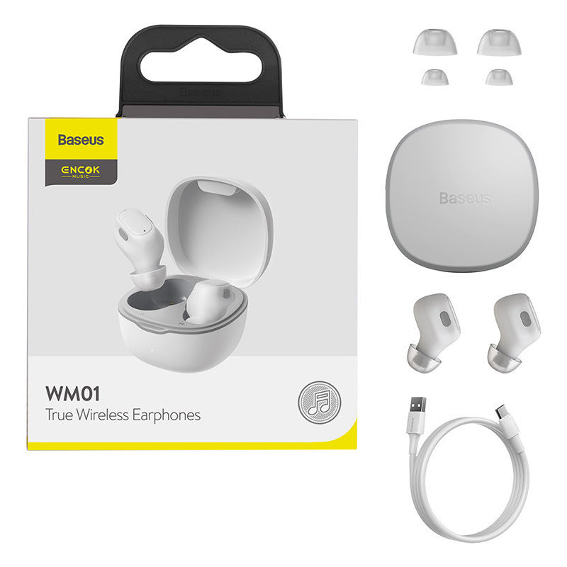 HKM-559059 True Wireless Bluetooth Headset with 10m Range, Stereo Sound, and Call Function