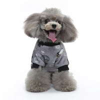 HKM-559187 Cozy Autumn Dog Pajamas in Grey Penguin and Grey Ladybird Styles for Small to Extra-Large Pets