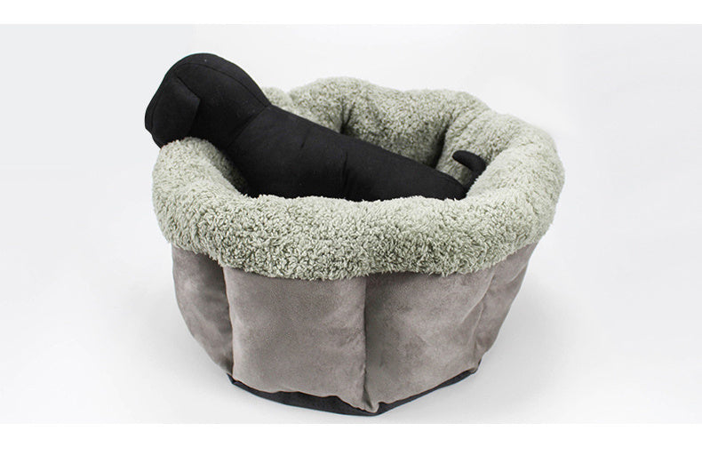 HKM-559187 Cozy Plush Pet Nest for Comfortable Resting - Size 46x40x23cm