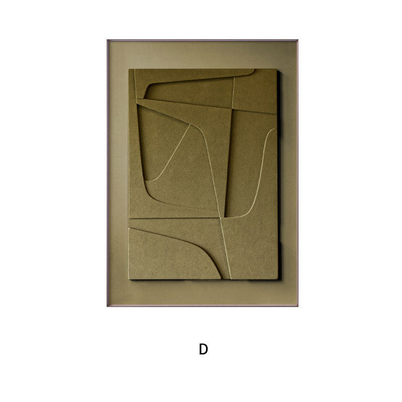 HKM-559251 Geometric Morandi Canvas Hanging Painting in Various Sizes - Modern Abstract Art