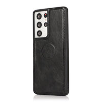 HKM-559251 Two-in-One Wallet Style Multi-Function Card Mobile Phone Holster for Samsung