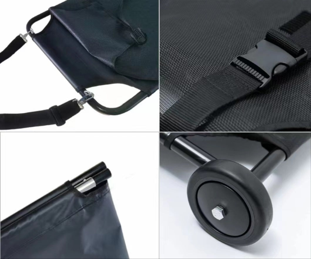 HKM-559315 Large Foldable Aluminum Alloy Dog Stretcher for Emergency Transfers