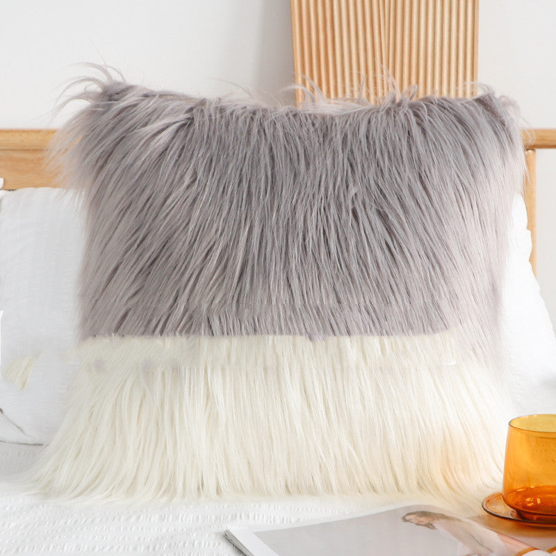 HKM-559443 Living Room Plush Pillow Cushion - 45x45cm, Gradient Colors, Soft Fabric Options