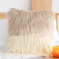 HKM-559443 Living Room Plush Pillow Cushion - 45x45cm, Gradient Colors, Soft Fabric Options