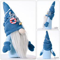 HKM-559443 Ocean Rudolph Faceless Doll - Fabric Ocean Ornament, 30cm x 9cm x 8cm