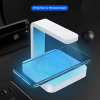 HKM-559507 Wireless Charging UV Germicidal Lamp with Overcharge Protection, 5W/10W Output, and 6mm Induction Distance