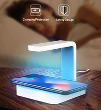 HKM-559507 Wireless Charging UV Germicidal Lamp with Overcharge Protection, 5W/10W Output, and 6mm Induction Distance