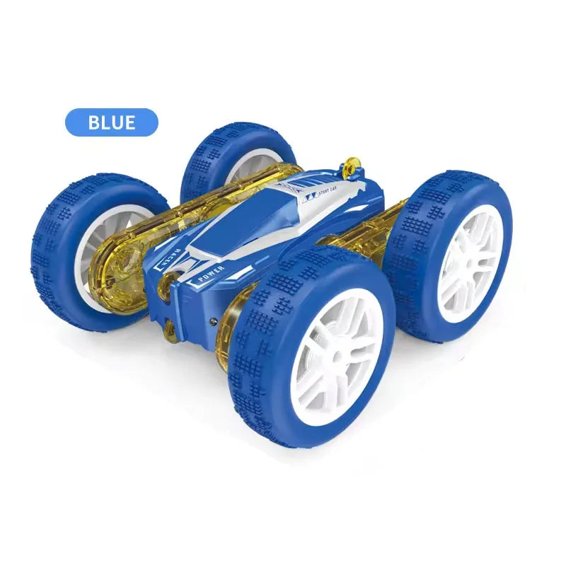HKM-559571 Double-Sided 2.4G RC Stunt Car with Lights and Spray, 360° Rotation, Remote Control, for Ages 5 and Up