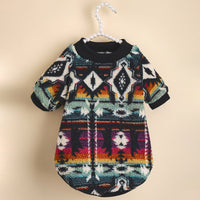 HKM-559571 Ethnic Style Thickened Fleece Sweatshirt for Cats and Dogs