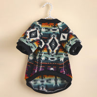 HKM-559571 Ethnic Style Thickened Fleece Sweatshirt for Cats and Dogs