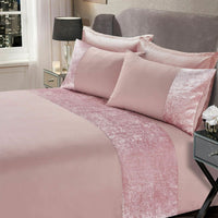 HKM-559635 Pressed Velvet Panel Duvet Cover Set in Modern Style - Multiple Sizes Available