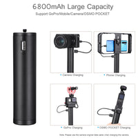 HKM-559699 Portable Aluminum Alloy Charging Handle with 6800mAh Battery Capacity - 12.5cm x 3.2cm