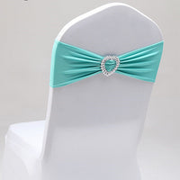 HKM-560211 Heart-Shaped Elastic Chair Cover with Clip for Backrest 36-48cm