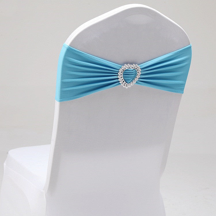 HKM-560211 Heart-Shaped Elastic Chair Cover with Clip for Backrest 36-48cm