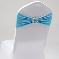 HKM-560211 Heart-Shaped Elastic Chair Cover with Clip for Backrest 36-48cm
