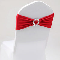 HKM-560211 Heart-Shaped Elastic Chair Cover with Clip for Backrest 36-48cm