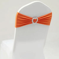 HKM-560211 Heart-Shaped Elastic Chair Cover with Clip for Backrest 36-48cm
