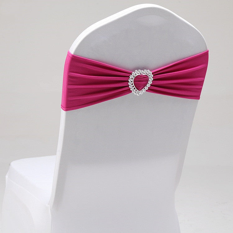 HKM-560211 Heart-Shaped Elastic Chair Cover with Clip for Backrest 36-48cm