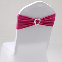 HKM-560211 Heart-Shaped Elastic Chair Cover with Clip for Backrest 36-48cm