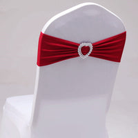 HKM-560211 Heart-Shaped Elastic Chair Cover with Clip for Backrest 36-48cm