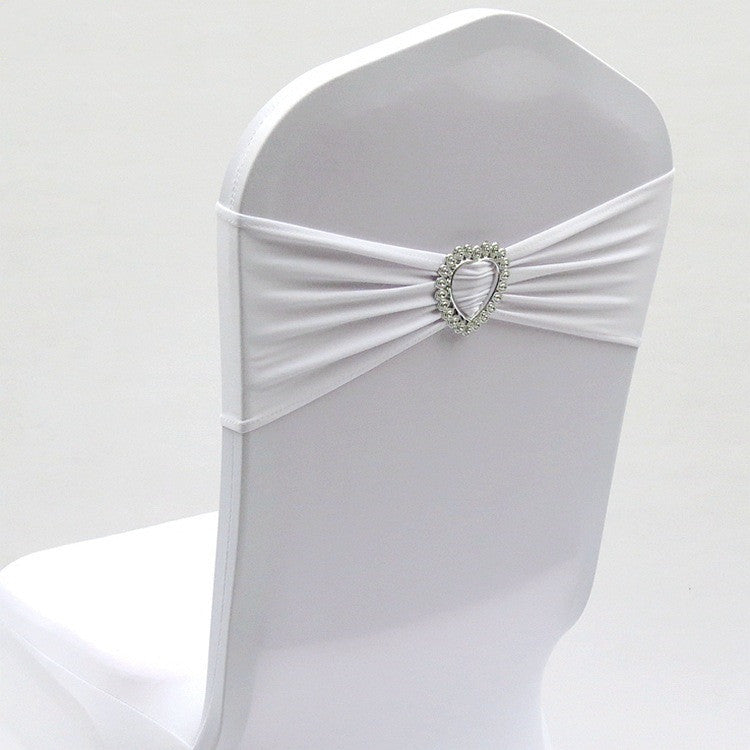 HKM-560211 Heart-Shaped Elastic Chair Cover with Clip for Backrest 36-48cm