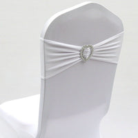 HKM-560211 Heart-Shaped Elastic Chair Cover with Clip for Backrest 36-48cm