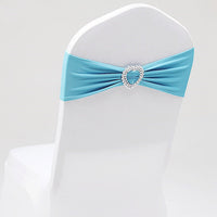 HKM-560211 Heart-Shaped Elastic Chair Cover with Clip for Backrest 36-48cm
