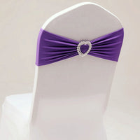 HKM-560211 Heart-Shaped Elastic Chair Cover with Clip for Backrest 36-48cm