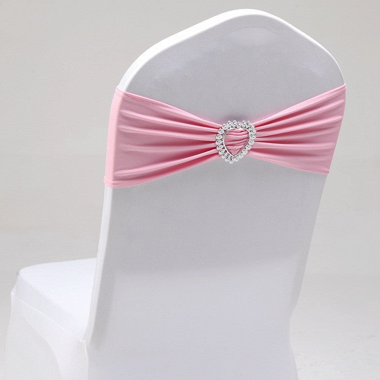 HKM-560211 Heart-Shaped Elastic Chair Cover with Clip for Backrest 36-48cm