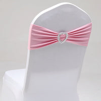 HKM-560211 Heart-Shaped Elastic Chair Cover with Clip for Backrest 36-48cm