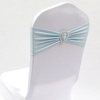 HKM-560211 Heart-Shaped Elastic Chair Cover with Clip for Backrest 36-48cm