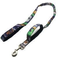 HKM-560275 Camouflage Adjustable Elastic Pet Leash - Durable Nylon & Diving Material