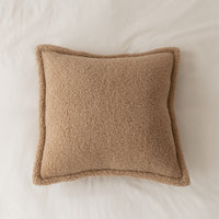 HKM-560275 Solid Color Plush Pillow Cushion for Sofa and Bedside - 45x45cm