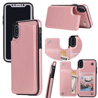 HKM-560403 Protective Leather Case for iPhone XS with All-Inclusive Edge Design
