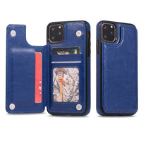 HKM-560403 Protective Leather Case for iPhone XS with All-Inclusive Edge Design