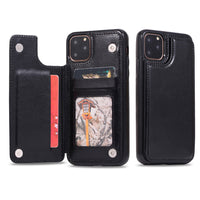HKM-560403 Protective Leather Case for iPhone XS with All-Inclusive Edge Design