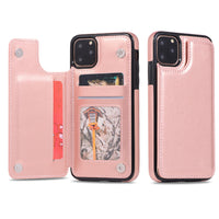 HKM-560403 Protective Leather Case for iPhone XS with All-Inclusive Edge Design