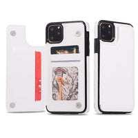 HKM-560403 Protective Leather Case for iPhone XS with All-Inclusive Edge Design