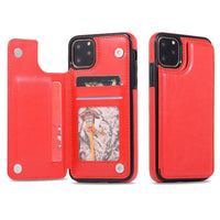 HKM-560403 Protective Leather Case for iPhone XS with All-Inclusive Edge Design