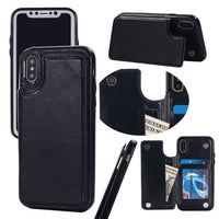 HKM-560403 Protective Leather Case for iPhone XS with All-Inclusive Edge Design