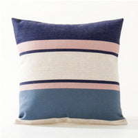 HKM-560531 Nordic Geometry Cotton and Linen Pillowcase - 45x45cm Abstract Design