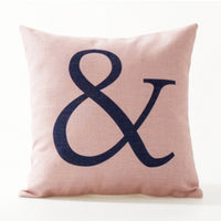HKM-560531 Nordic Geometry Cotton and Linen Pillowcase - 45x45cm Abstract Design