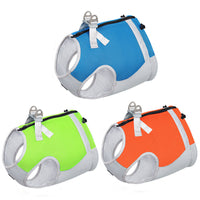 HKM-560659 Pet Cool Vest for Dogs – Ice Silk Casual Traction Clothing in Sky Blue, Orange, Fluorescent Green, Sizes S-XL