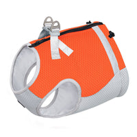 HKM-560659 Pet Cool Vest for Dogs – Ice Silk Casual Traction Clothing in Sky Blue, Orange, Fluorescent Green, Sizes S-XL