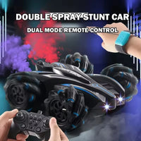 HKM-560723 Double-Sided 2.4G Remote Control Stunt Car with Lighting and Hand Gesture Sensing, 360-Degree Rotation, 4x4 RC Vehicle