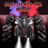 HKM-560723 Double-Sided 2.4G Remote Control Stunt Car with Lighting and Hand Gesture Sensing, 360-Degree Rotation, 4x4 RC Vehicle